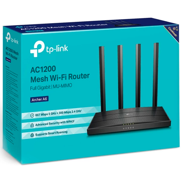 Wi-Fi роутер TP-LINK Archer A6 AC1200