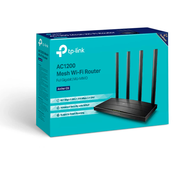 Wi-Fi роутер TP-LINK Archer A6 AC1200