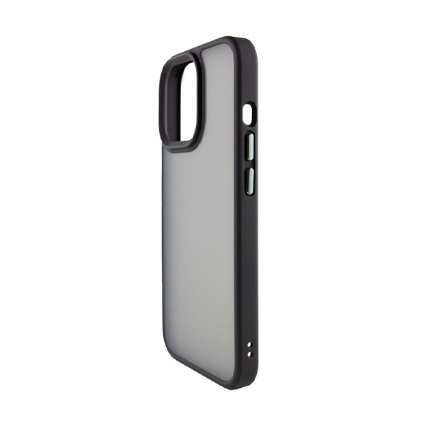 Чехол накладка Mate Plus Metal Buttons Case для iPhone 12 Pro Max Black