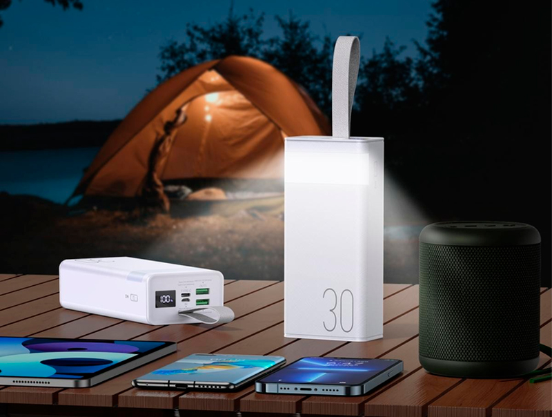 Зовнішній акумулятор Remax Chinen Series 20W+22.5W Fast Charging RPP-320 30000mAh White