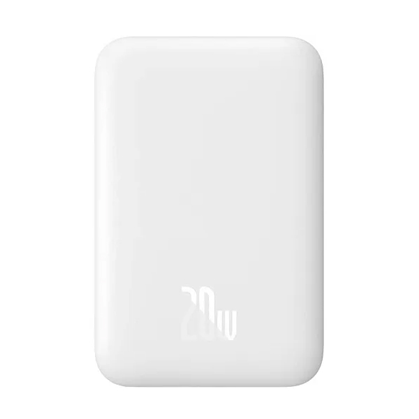 Зовнішній акумулятор Baseus Magnetic Mini Wireless Overseas Edition 20W 10000 mAh White (PPCX070002)