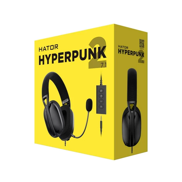 Навушники Hator Hyperpunk 2 USB 7.1 Black (HTA-845)