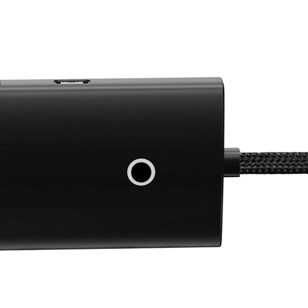 USB-хаб Baseus Lite Series 4-in-1 0.25m Black (WKQX030001)