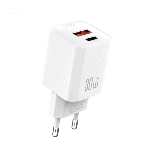 МЗП XO L149 USB + USB-C + Type-C Cable 30W White