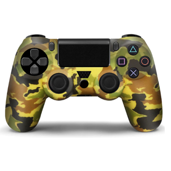 Силиконовый чехол для джойстика Sony PlayStation PS4 Type 1 Camouflage Yellow тех.пак