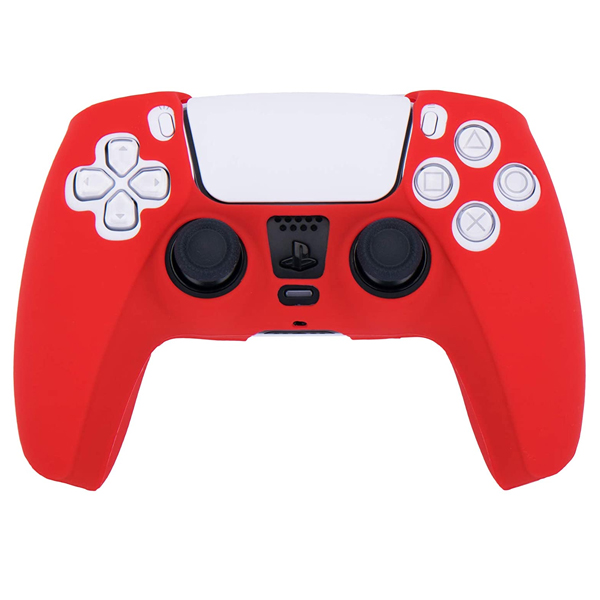 Силиконовый чехол для джойстика Sony PlayStation PS5 Type 3 Dobe Red