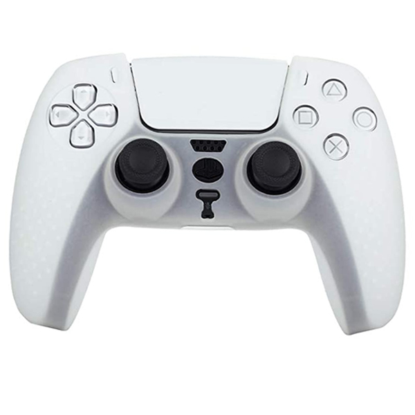 Силиконовый чехол для джойстика Sony PlayStation PS5 Type 7 White тех.пак