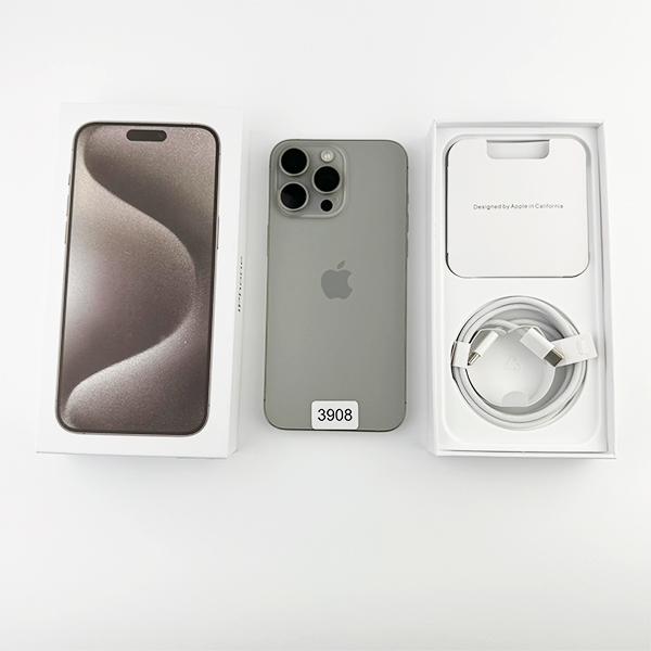 Apple iPhone 15 Pro Max 256GB Natural Titanium Б/У №3908  (Стан 9/10)