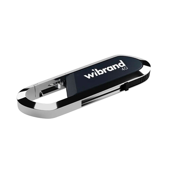 Флешка Wibrand 4GB Aligator USB 2.0 Grey (WI2.0/AL4U7G)