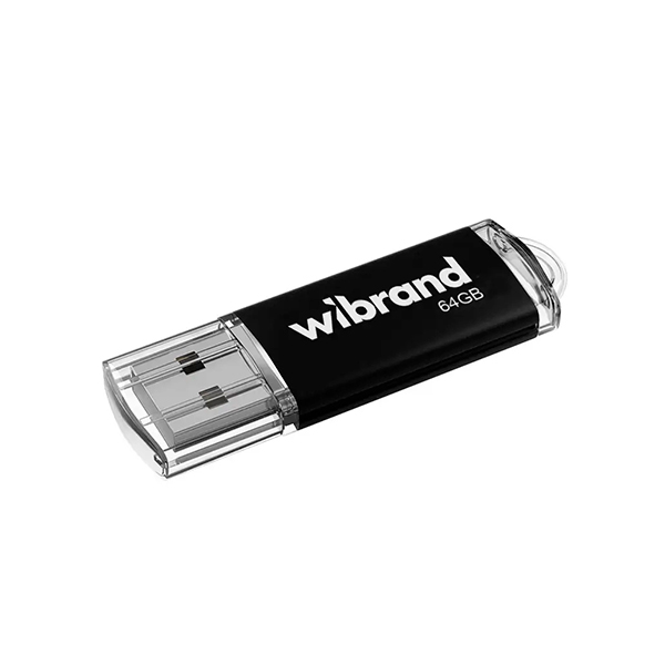 Флешка Wibrand 64GB Сougar USB 2.0 Black (WI2.0/CU64P1B)