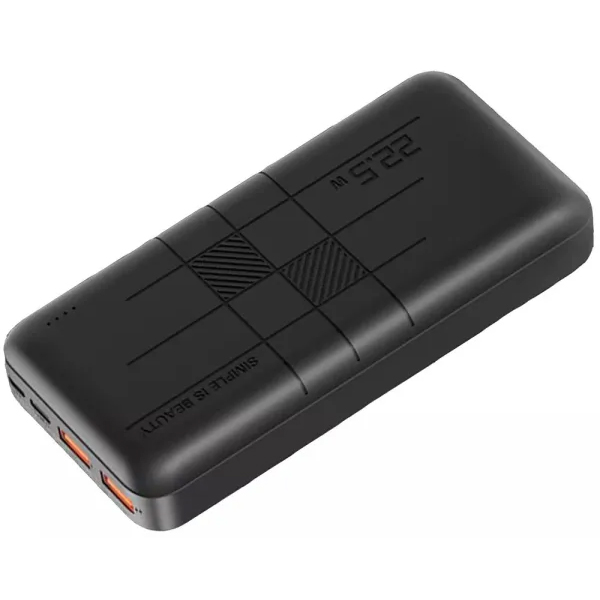 Зовнішній акумулятор XO PR189 PD20W+QC22.5W 30000mAh Black