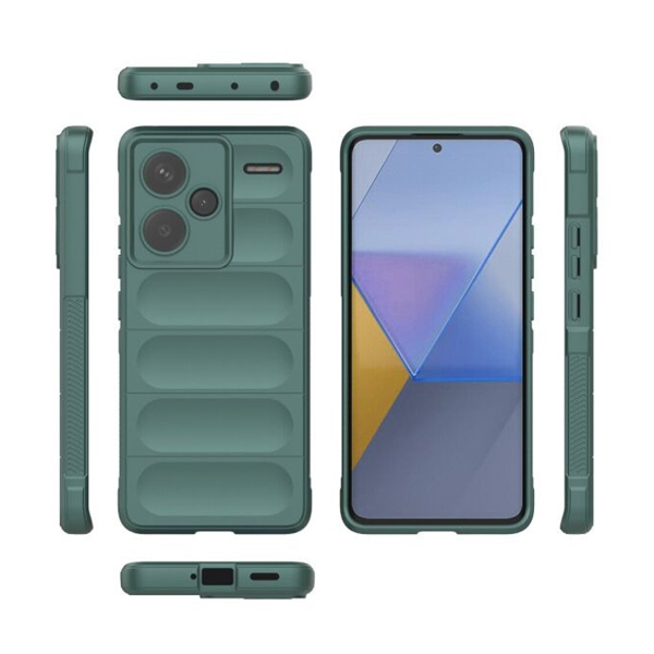 Чохол Cosmic Magic Shield for Xiaomi Redmi Note13 Pro Plus 5G Dark Green with Camera Lens