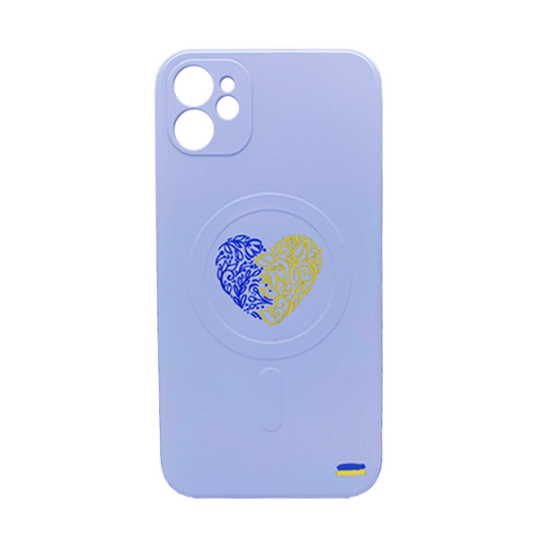 Чехол Wave Ukraine Edition Case для Apple iPhone 12 with MagSafe Ukraine Heart