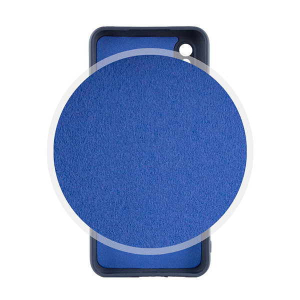 Чехол Original Soft Touch Case for Xiaomi Redmi 9a Navy Blue with Camera Lens