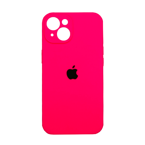 Чохол Soft Touch для Apple iPhone 13 Ulta Pink with Camera Lens Protection Square