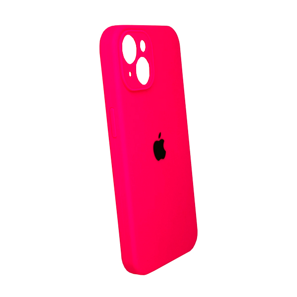 Чохол Soft Touch для Apple iPhone 13 Ulta Pink with Camera Lens Protection Square