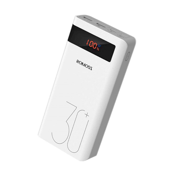 Зовнішній акумулятор Romoss Sense 8P+ 30000mAh White (PHP30-515-1134)