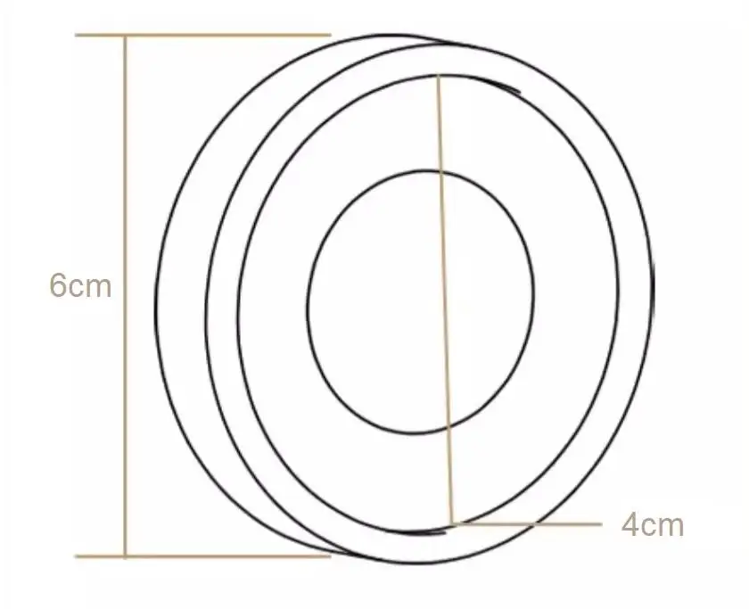 Магнітні кронштейни для насадок фену Dyson (BC-A02) Black/Gold