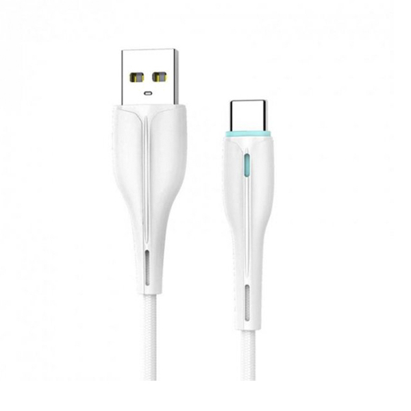 Кабель SkyDolphin S48T USB to USB Type-C 1m White (USB-000425)