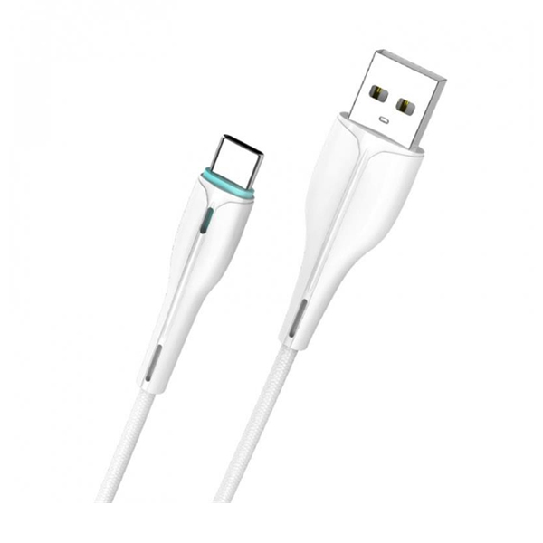 Кабель SkyDolphin S48T USB to USB Type-C 1m White (USB-000425)