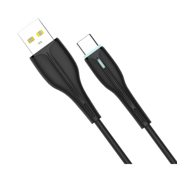 Кабель SkyDolphin S48T USB to USB Type-C 1m Black (USB-000424)