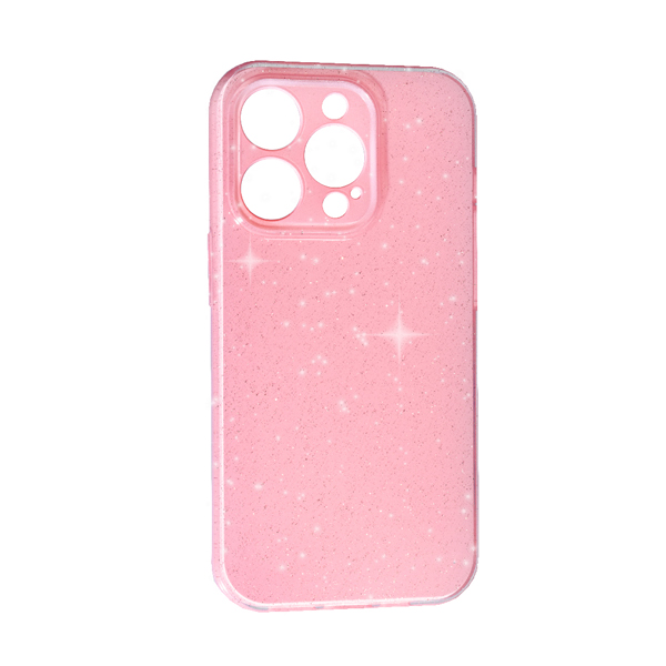 Чохол Silicon Shiny Case iPhone 15 Pro Max Glitter Pink