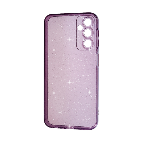 Чехол Silicon Shiny Case Samsung A15/A156 Glitter Clear/Lilac Pride