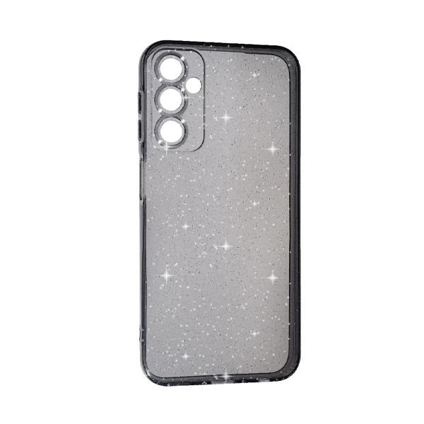 Чехол Silicon Shiny Case Samsung A15/A156 Glitter Clear/Black