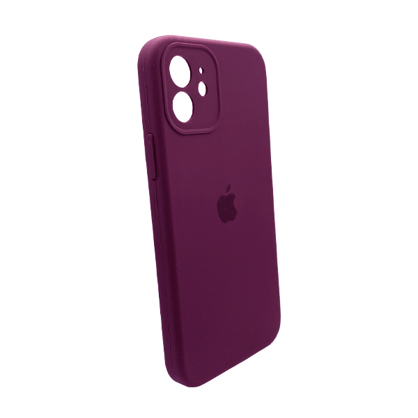 Чехол Soft Touch для Apple iPhone 11 Maroon with Camera Lens Protection Square