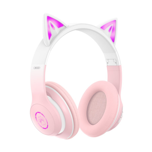 Bluetooth Наушники XO BE38 Cats Ear Pink (6920680840298)