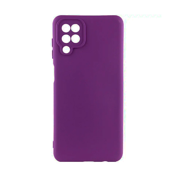 Чехол Original Soft Touch Case for Samsung A12-2021/A125/M12-2021 Violet with Camera Lens