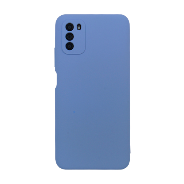 Чехол Original Soft Touch Case for Xiaomi Poco M3 Violet with Camera Lens