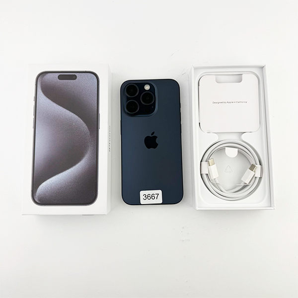 Apple iPhone 15 Pro 256GB Blue Titanium Б/У №3667 (Стан 8/10)
