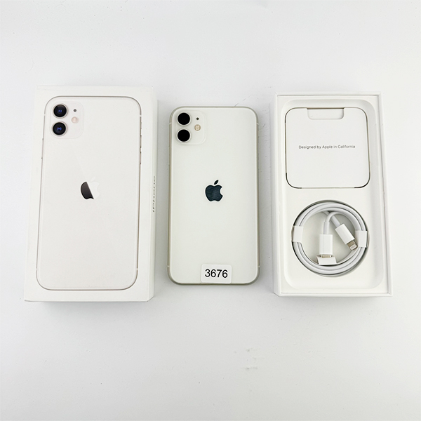 Apple iPhone 11 128GB White Б/У №3676 (Стан 7/10)
