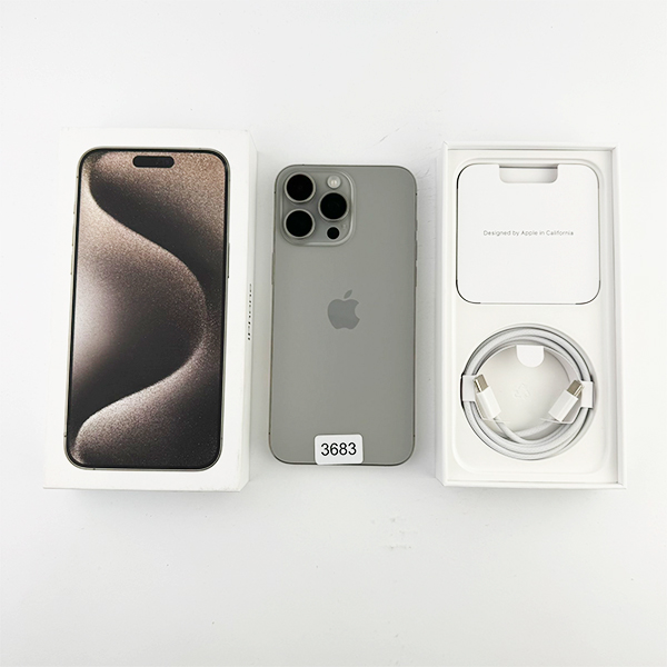 Apple iPhone 15 Pro Max 256GB Natural Titanium Б/У №3683 (Стан 10/10)