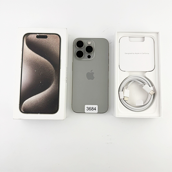 Apple iPhone 15 Pro 256GB Natural Titanium Б/У №3684 (Стан 9/10)