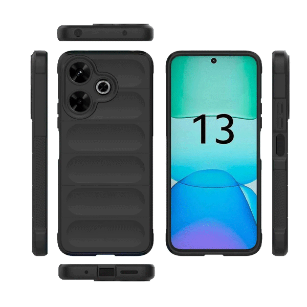 Чехол Cosmic Magic Shield for Xiaomi Redmi 13 4G/Poco M6 4G Black with Camera Lens