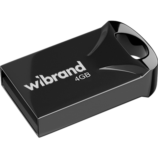 Флешка Wibrand 4GB Hawk USB 2.0 Black (WI2.0/HA4M1B)