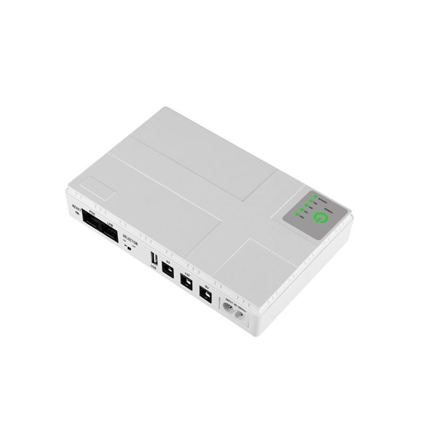 Джерело безперебійного живлення для роутера DC1018P UPS 10400mAh White