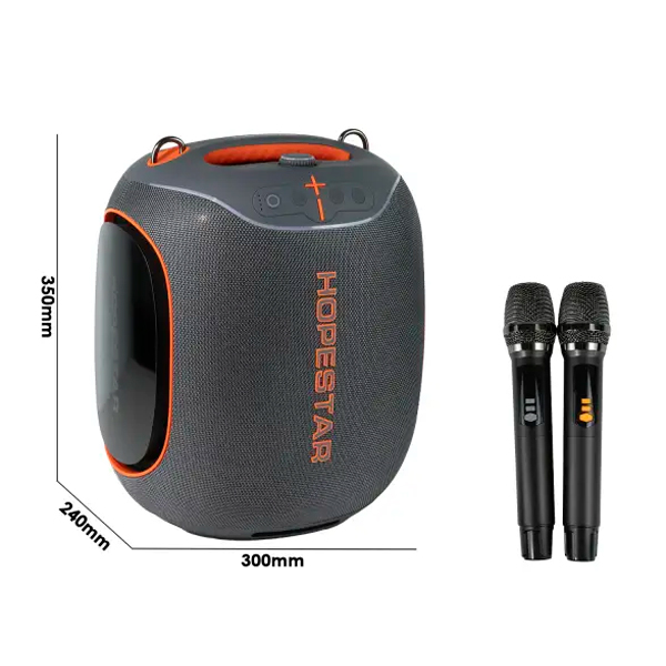 Портативна Bluetooth колонка Hopestar Party Box 600 Gray