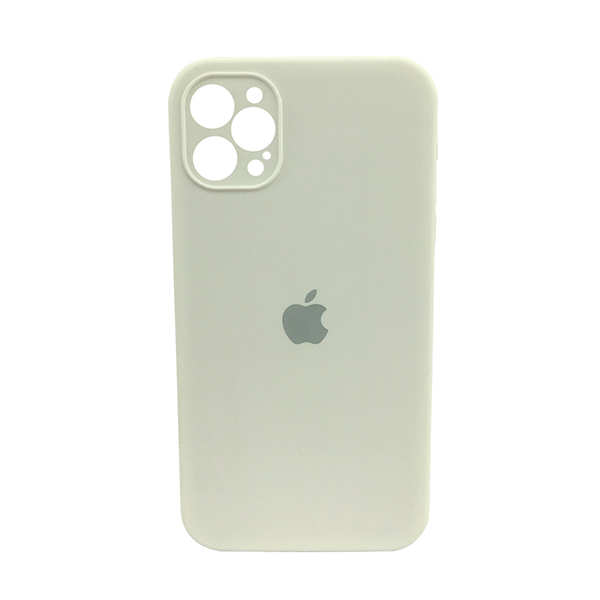 Чохол Soft Touch для Apple iPhone 12/12 Pro White with Camera Lens Protection Square