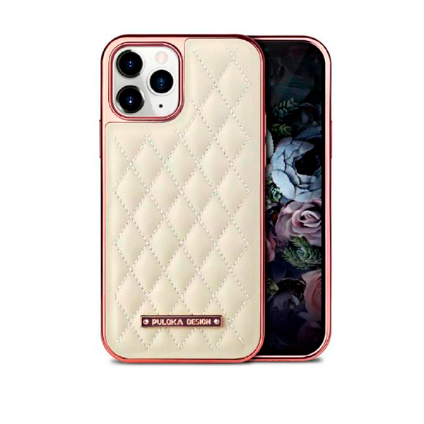 Чохол Puloka Leather Case для iPhone 11 Pro Max White