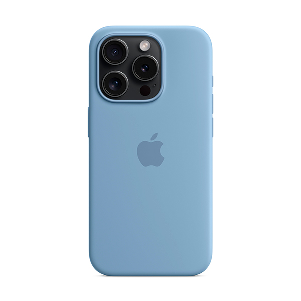 Чохол Apple iPhone 15 Pro Max Silicone Case with MagSafe Winter Blue (MT1Y3)