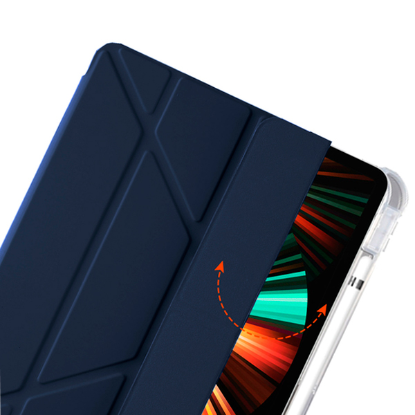 Чехол книжка Armorstandart iPad Pro 12.9 2020/2021/2022 with Pencil Holder Dark Blue