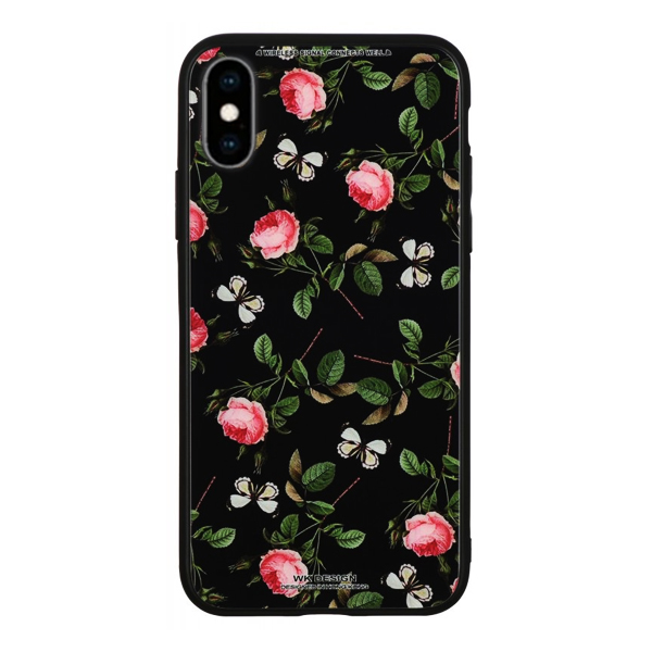 Чохол WK Case WPC-061 для iPhone XS Max Flowers Red/Black