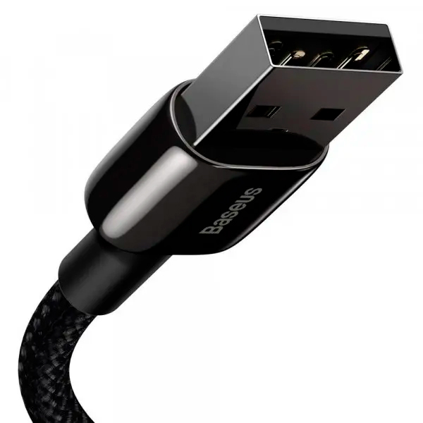 Кабель Baseus Tungsten Gold Fast Charging Data Cable USB for Lightning 1m Black (CALWJ-01)