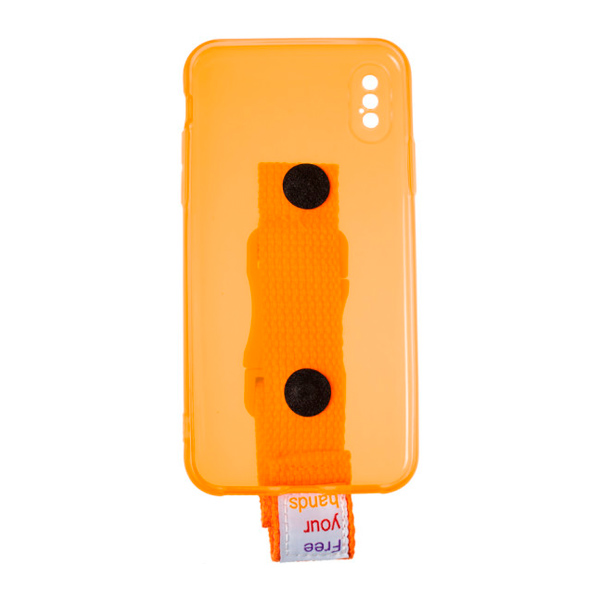 Чехол накладка Free Your Hands Sport Case для iPhone X/XS Orange