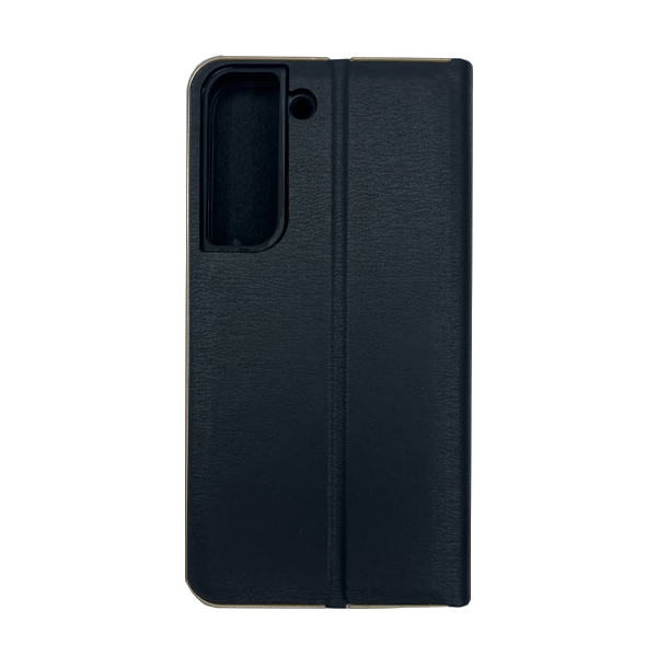 Чехол книжка Kira Slim Shell для Samsung S22/S901 Black/Gold Eva