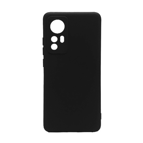 Чехол Original Soft Touch Case for Xiaomi 12/12X Black with Camera Lens