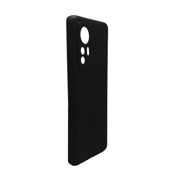 Чехол Original Soft Touch Case for Xiaomi 12/12X Black with Camera Lens